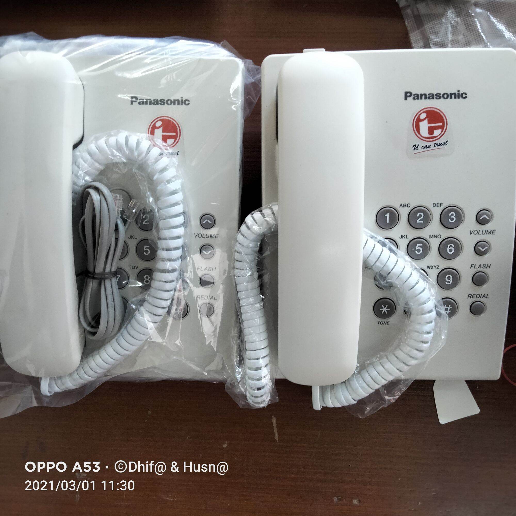PESAWAT TELEPON RUMAH INDIHOME PANASONIC KX-TS505 SECOND Harga 68,500 rupiah*Gratis Ongkir