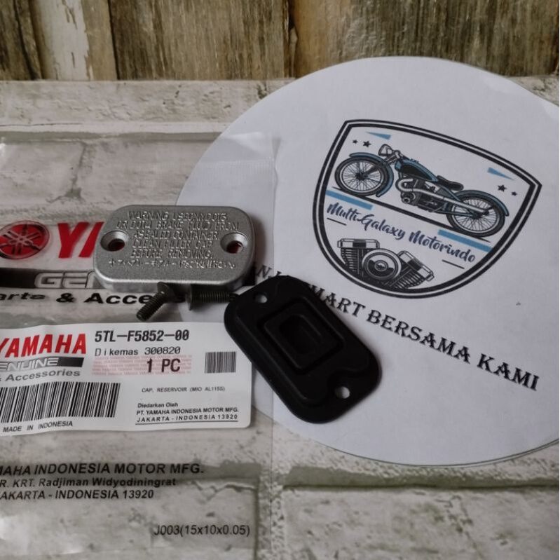 tutup minyak rem cakram depan matic yamaha mio.soul.fino.mio j.mio gt.xride. Harga 20,000 rupiah*Gratis Ongkir