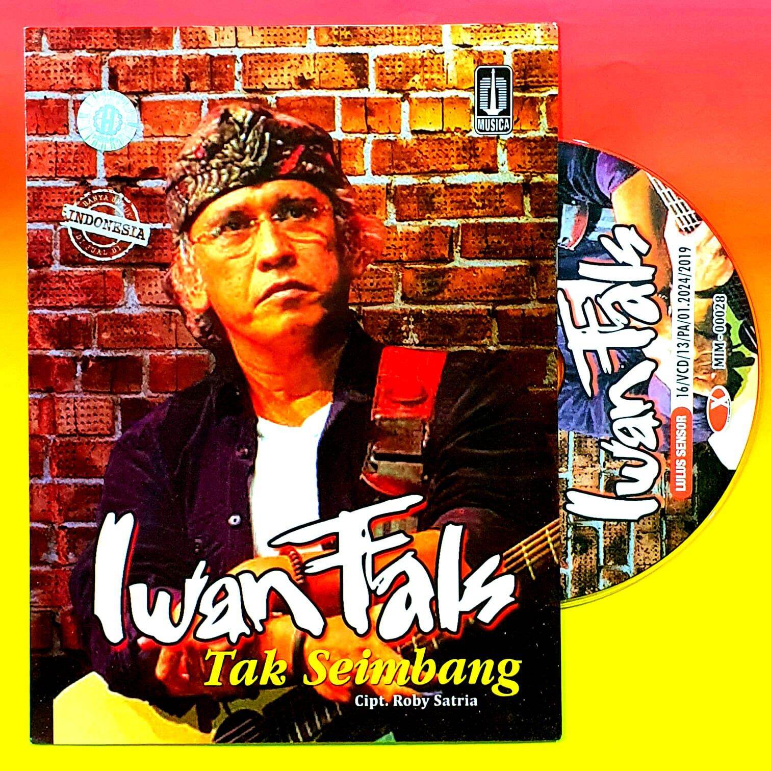 Kaset VCD Original Video Musik Lagu Iwan Fals Full Album 14 Lagu
