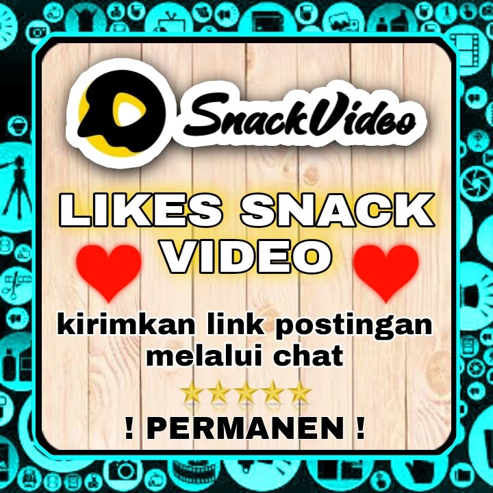 snack video like permanen Harga 12,500 rupiah*Gratis Ongkir