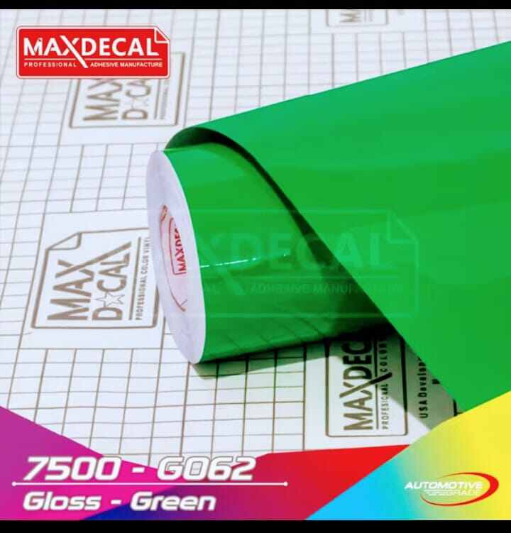 Maxdecal Glossy Dark Green Motorcycle Sticker (Per Meter) Harga 26,850 rupiah*Gratis Ongkir