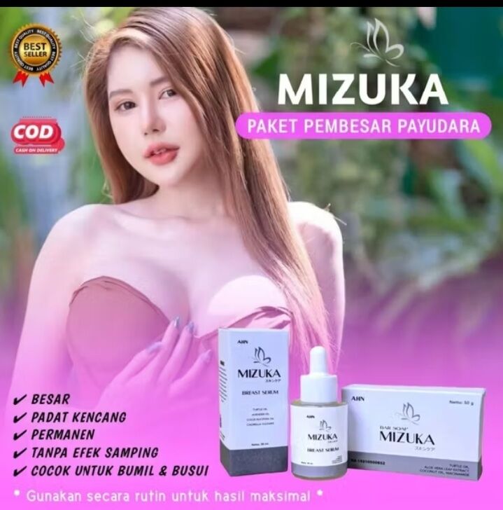 (BPOM PRIVASI AMAN) PAKET SERUM DAN SABUN MIZUKA PEMBESAR PAYUDARA CEPAT PERMANEN SERUM ASLI ORIG...