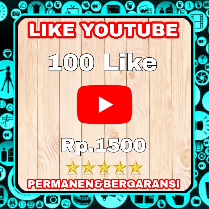 LIKES YOUTUBE BERGARANSI Harga 3,000 rupiah*Gratis Ongkir