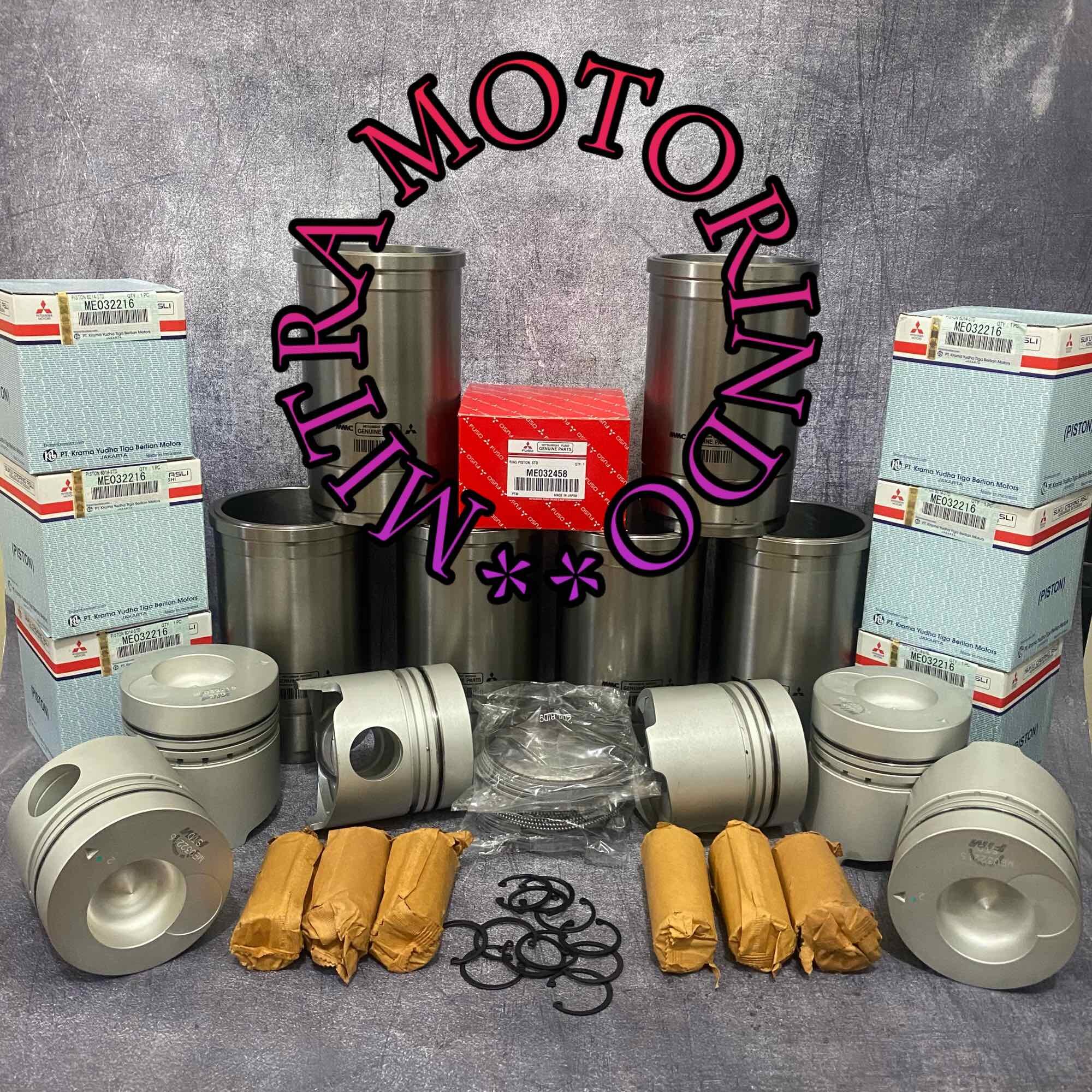 Paket Liner+Piston+Ring+ 1Set -STD Mitsubishi Engine 6D14 Type A Harga 7,680,000 Ringgit*Penghantaran Percuma