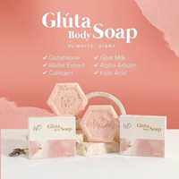 GLUTA BODY SOAP SABUN BADAN WAJAH PEMUTIH WHITE DIARY