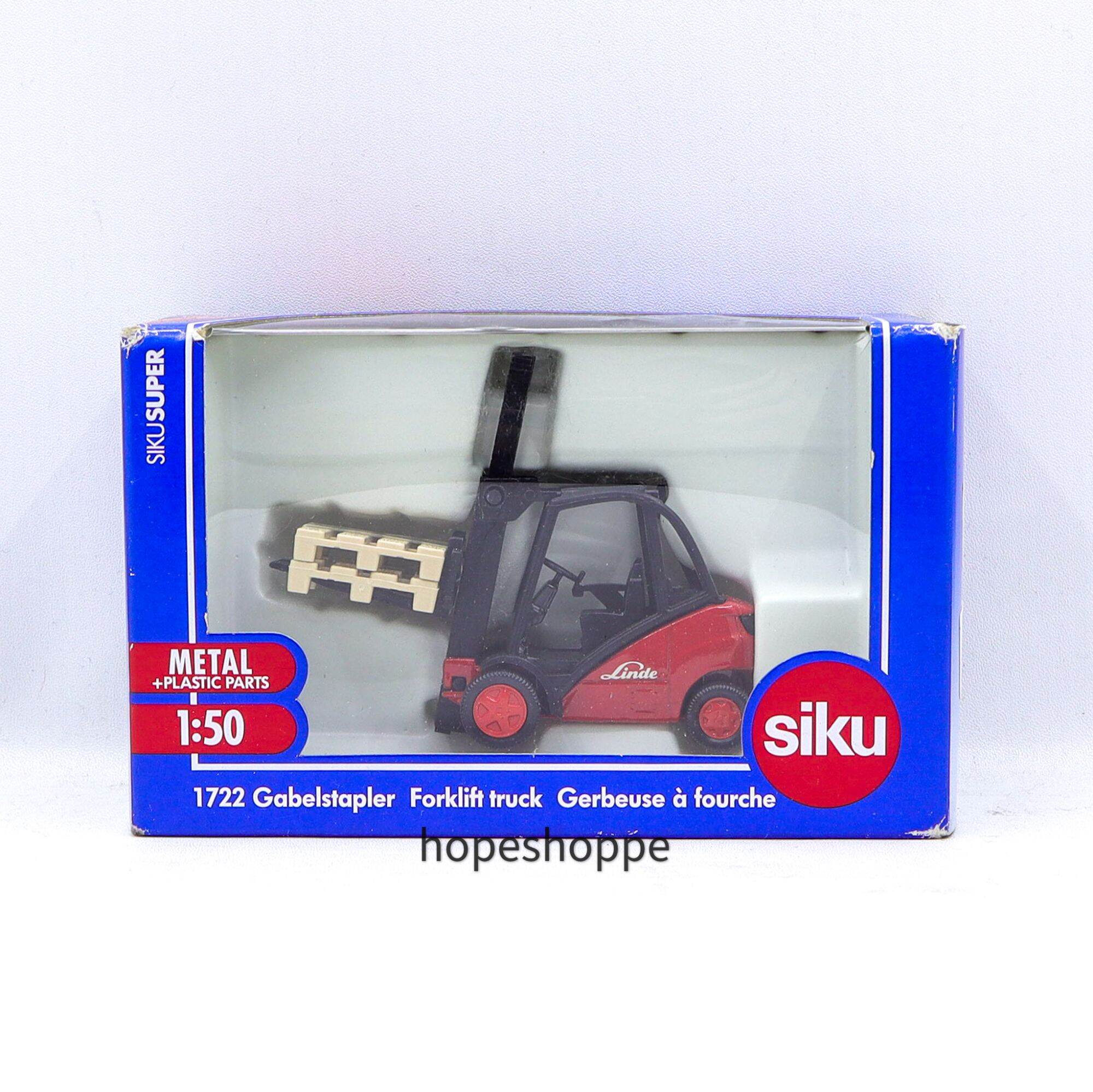 Diecast Construction Siku Super 1722 Forklift Truck Original