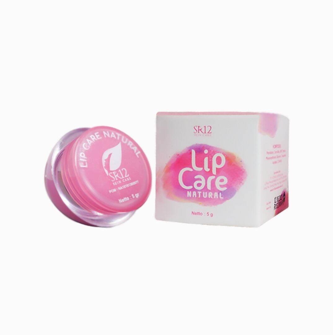 Lip Care Natural 5g SR12 Melembabkan, Mencerahkan bibir, Merawat dan