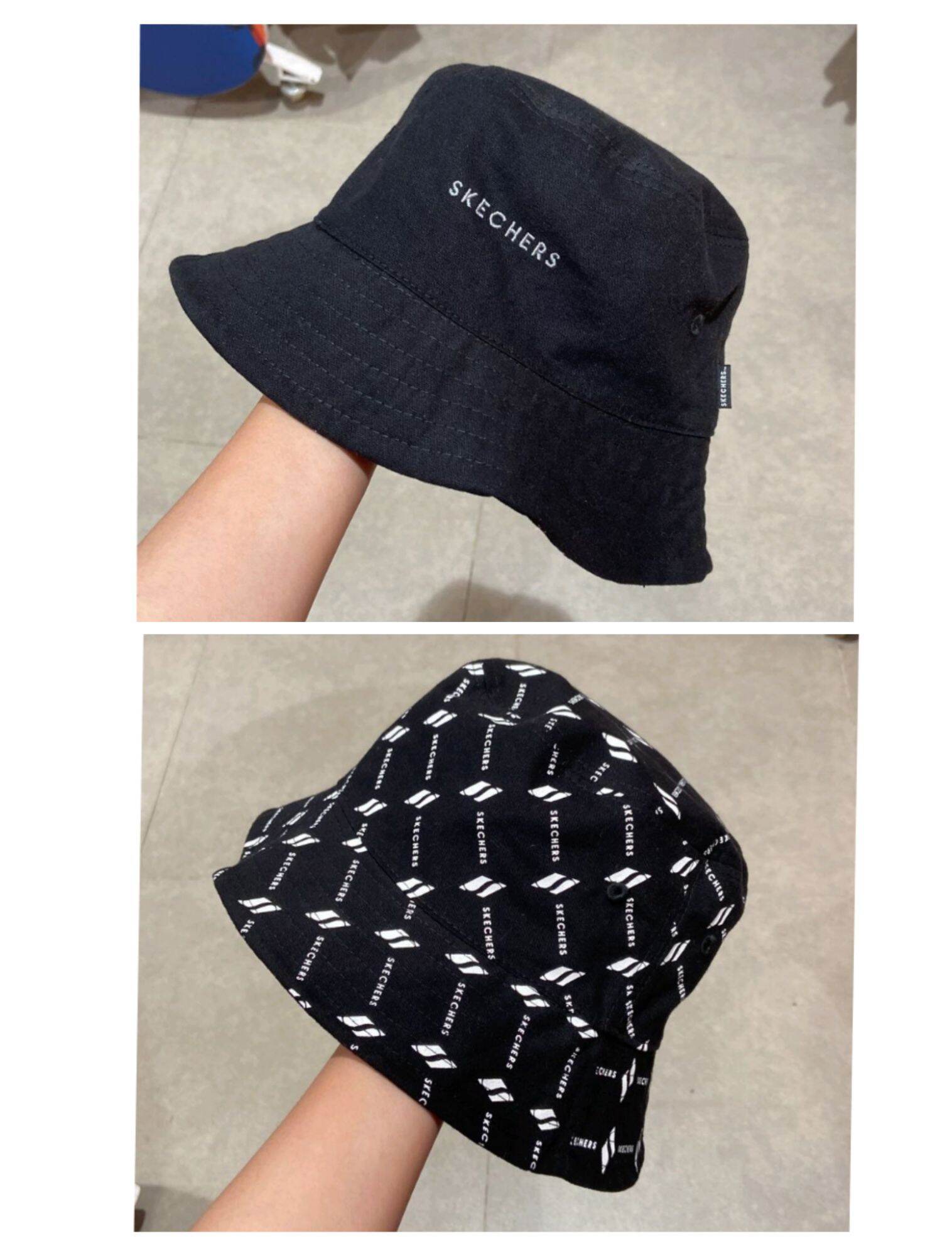 SKECHERS topi bucket Topi Bucket Motif Patchwork Topi Bucket