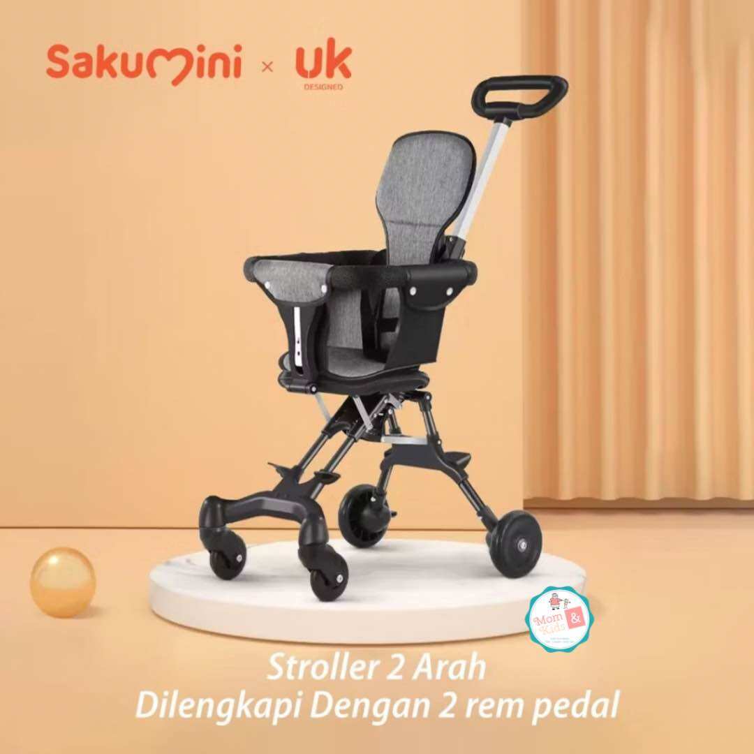SAKUMINI Stroller Portable Foldable | Kereta Dorong Lipat Anak Bayi Travelling