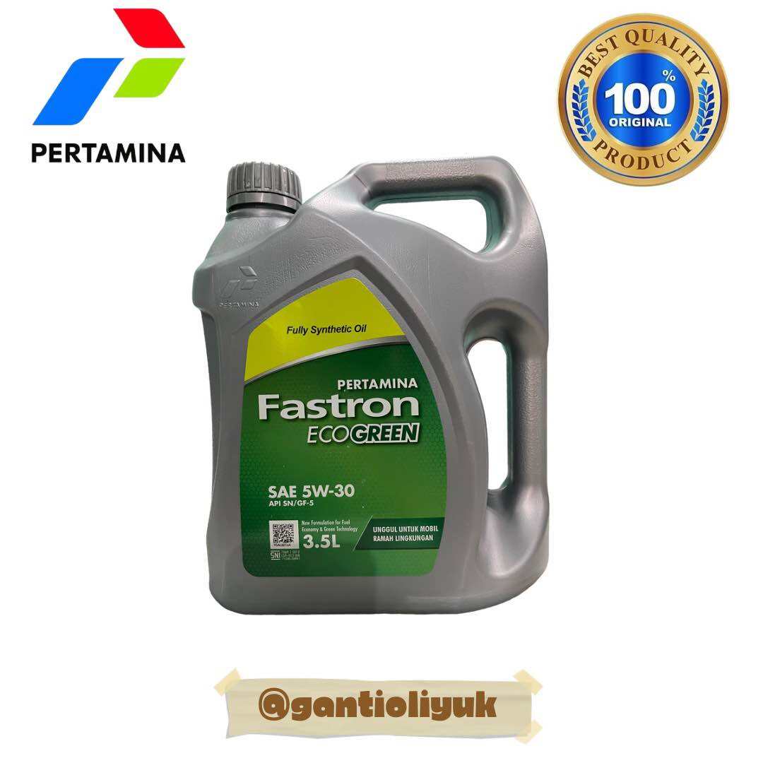 Pertamina Fastron Eco Green SAE 5W30 3.5L Lazada Indonesia