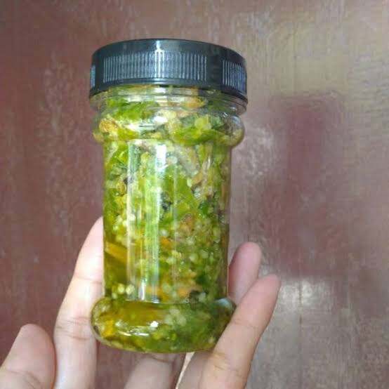 Cod Sambalado Sambal Cabe Ijo Teri Khas Padang Lamak Bana Kemasan