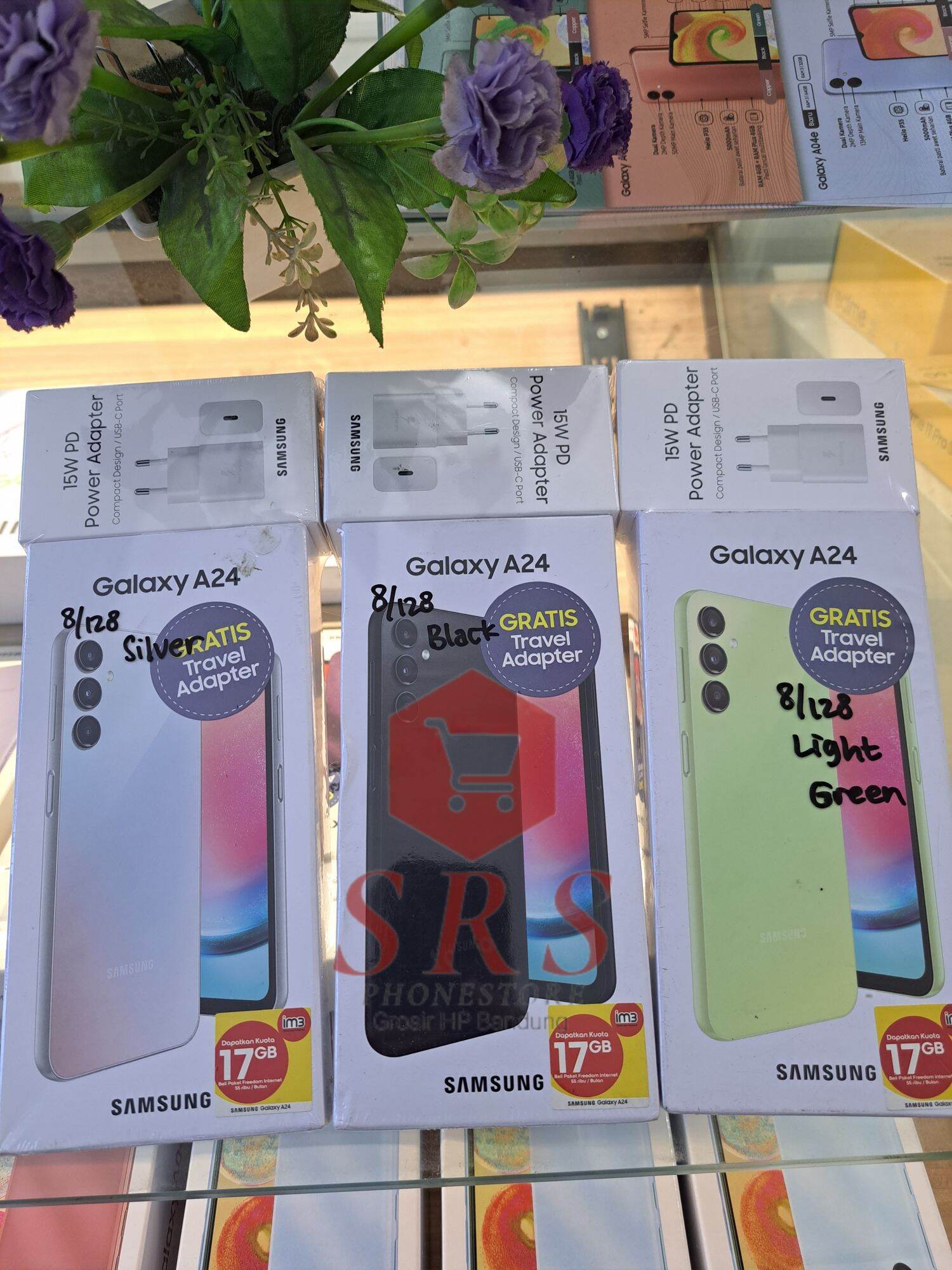 SAMSUNG GALAXY 24 8/128GB Garansi resmi 12 bulan Harga  3,255,000 Ringgit*Penghantaran Percuma