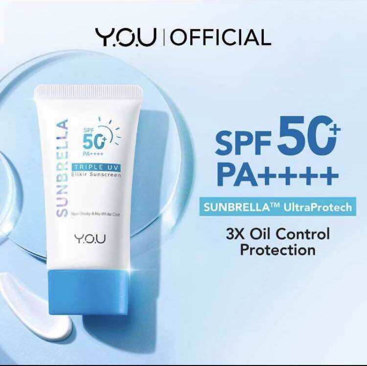 [NEW] YOU Sunbrella Triple UV Elixir Sunscreen SPF50+ PA++++ | Tabir ...