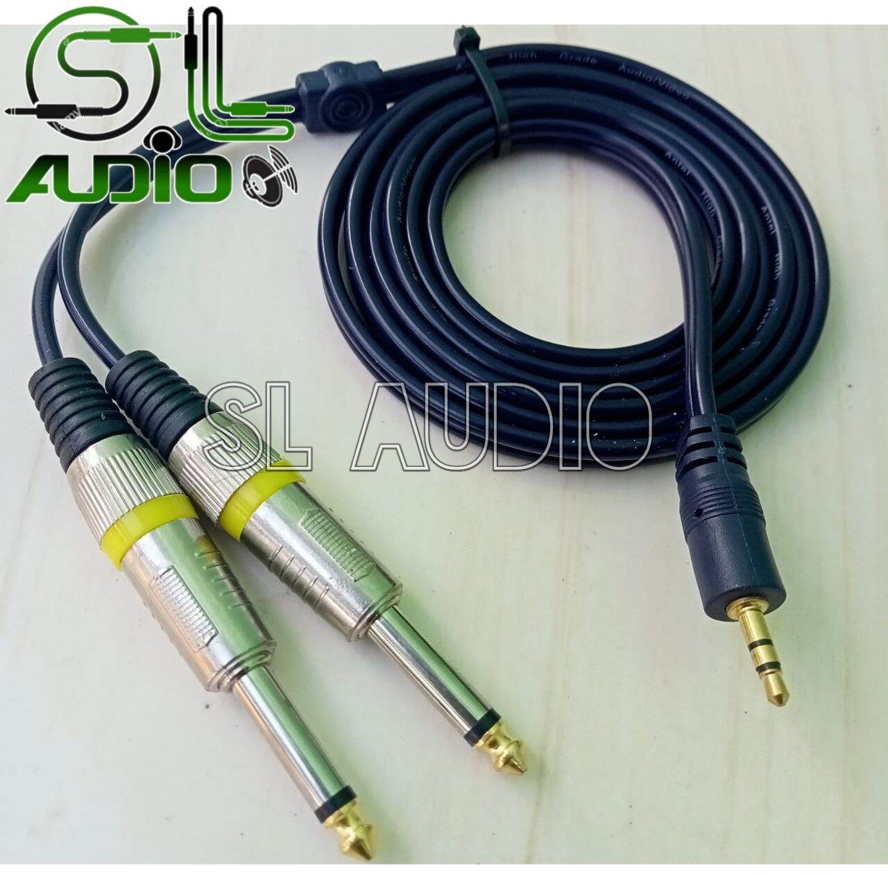 kabel jack audio hape ke mixer je 3.5mm stereo to akai panjang 1,5