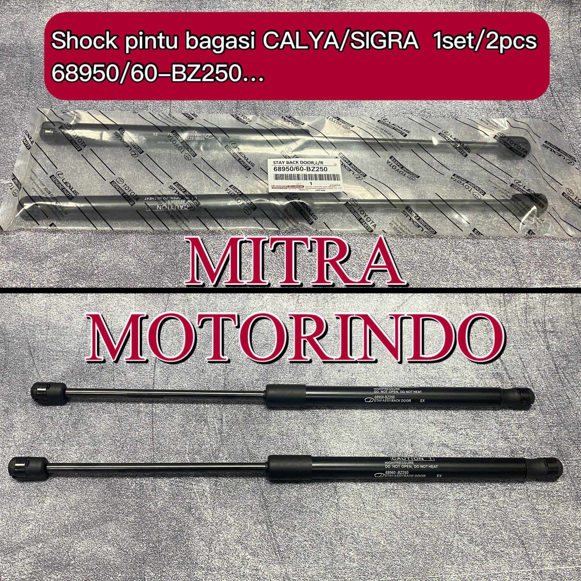 Shock bagasi/hydraulic pintu bagasi Toyota Calya/Sigra 1set/2pcs made in japan 68950-BZ250 Harga 165,000 rupiah*Gratis Ongkir