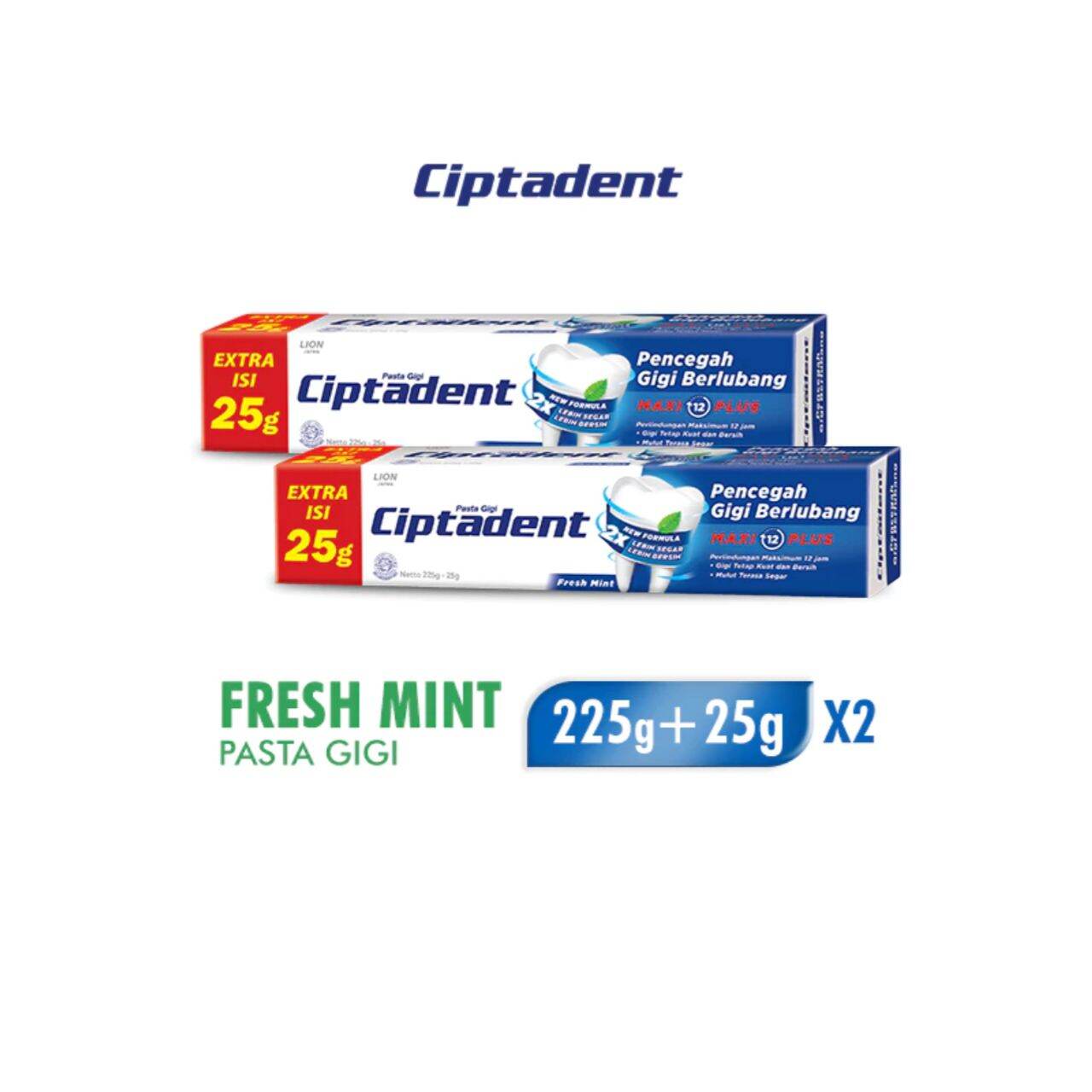 CIPTADENT 225GR PROMO JUMBO ISI 2 PCS