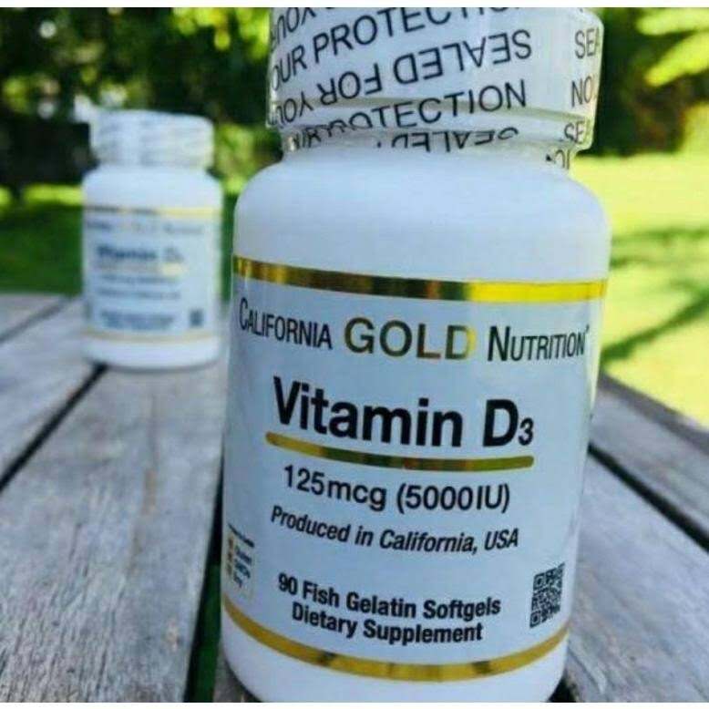 Vitamin D3 CALIFORNIA GOLD D, Vitamin Daya Tahan Tubuh Terbaik, Vitamin ...