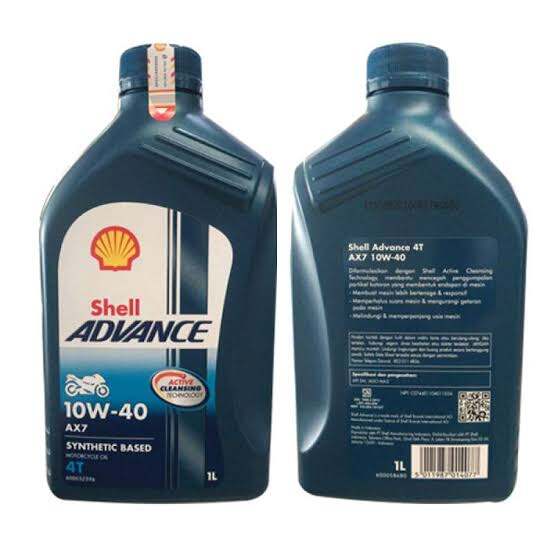 SHELL Oli Advance 10w-40 [1L] ORIGINAL | Lazada Indonesia