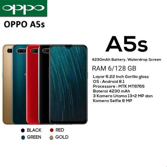 oppo a5s ram 6 128