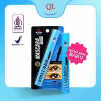 QL Cosmetic Mascara Black Waterproof & Curling - 8 ML KEMASAN BARU