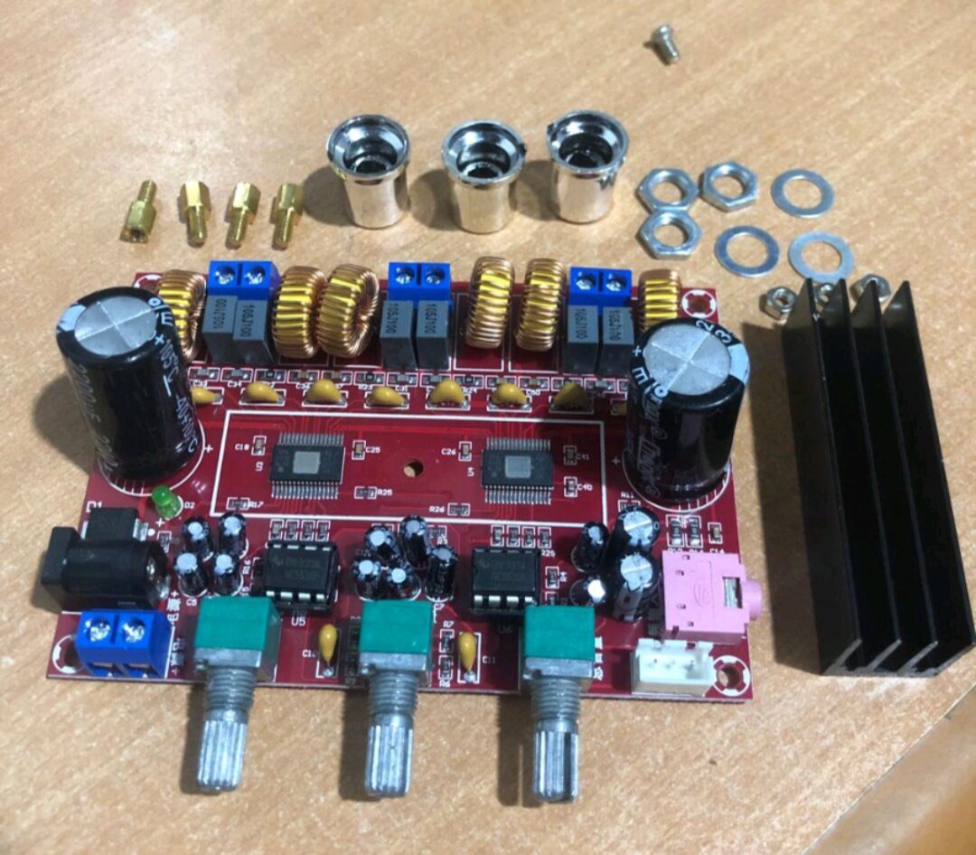 KIT POWER AMPLIFIER CLASS D 2.1 TPA3116 OUTPUT 2 X 50WATT 100 WATT