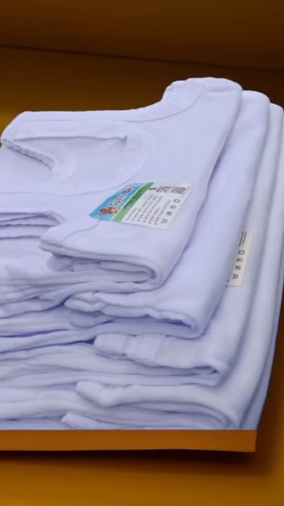 6 Pcs Singlet Anak Warna Putih Usia 0-12 Tahun / kaos dalam anak polos putih