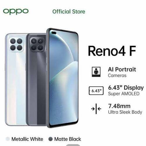 oppo reno 4 f ram 8 128