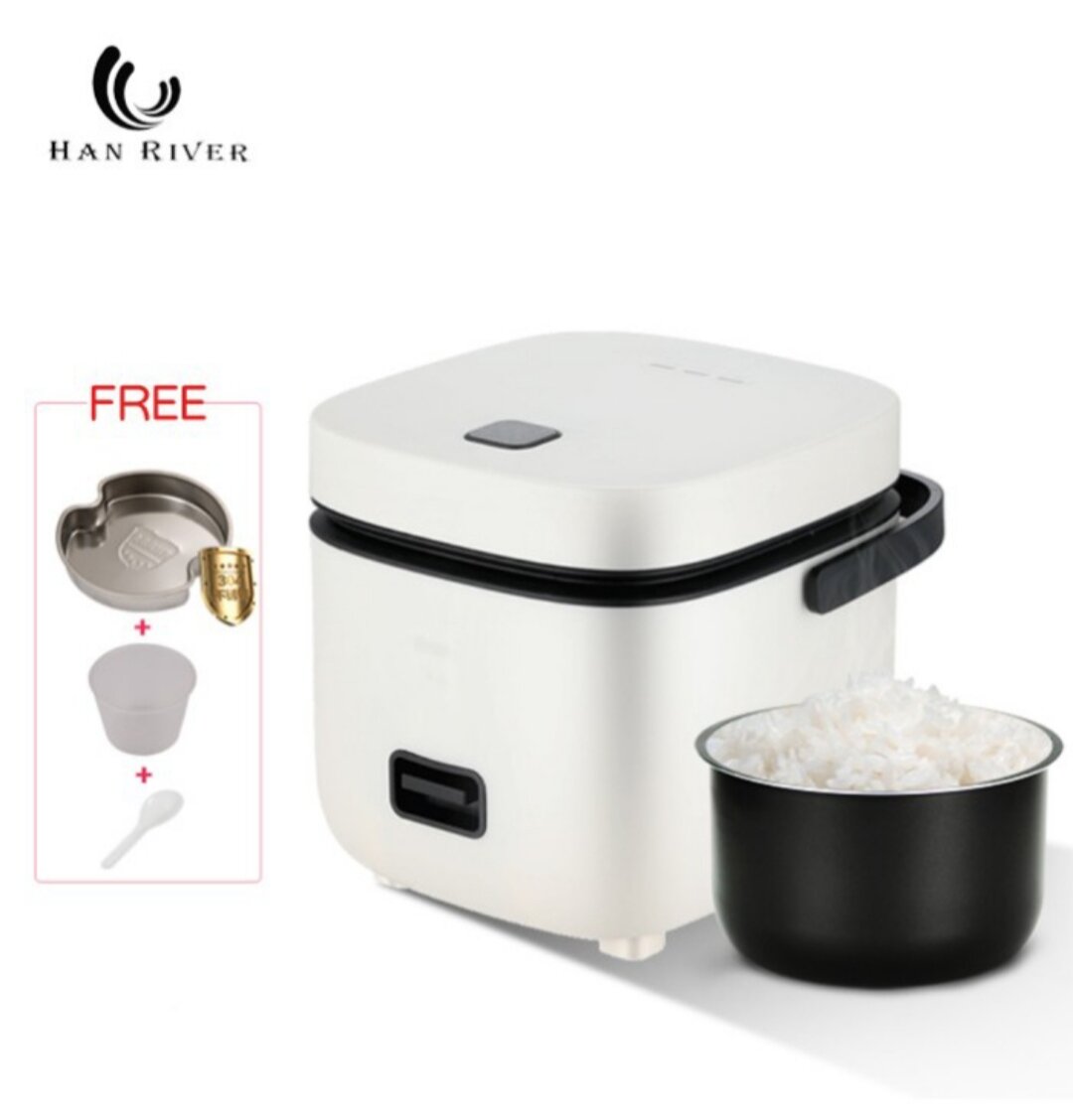 Hannex Rice Cooker HAN RIVER RICE COOKER HRRC03 Magic com Portable Travel Version Student ...