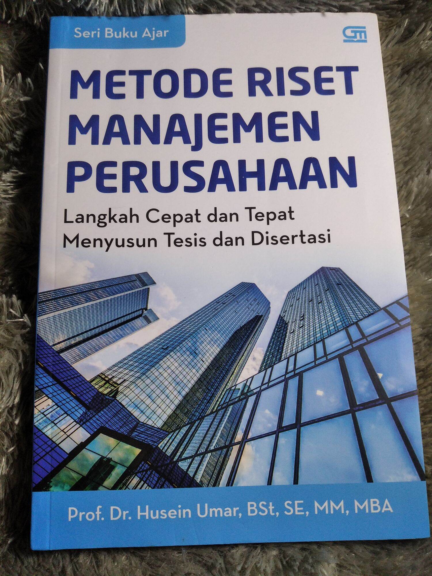 Buku Metode riset manajemen perusahaan By Prof Dr. Husein umar BSt SE ...