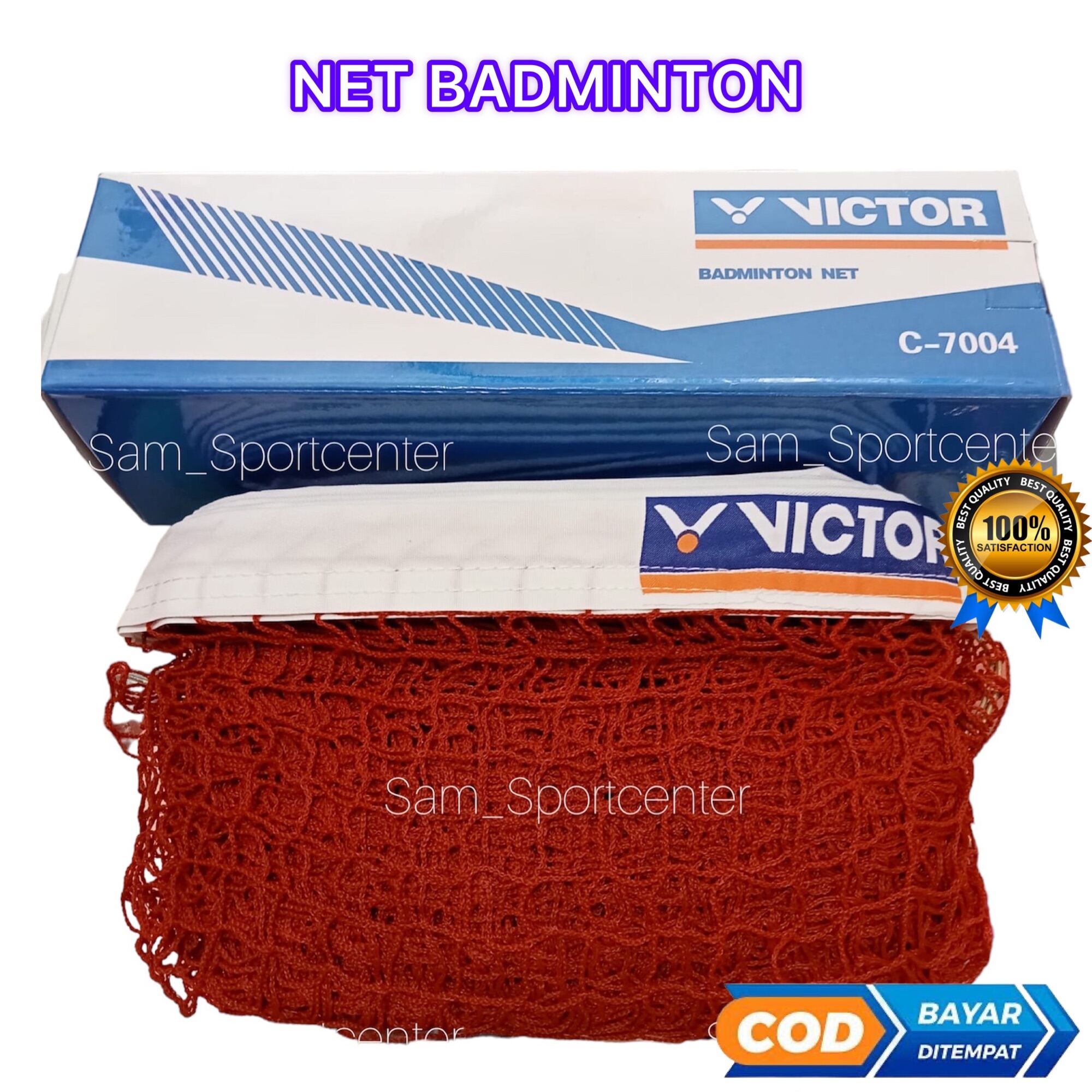 NET BADMINTON VICTOR STANDAR PBSI DAN BWF REKOMENDASI UNTUK LAPANGAN