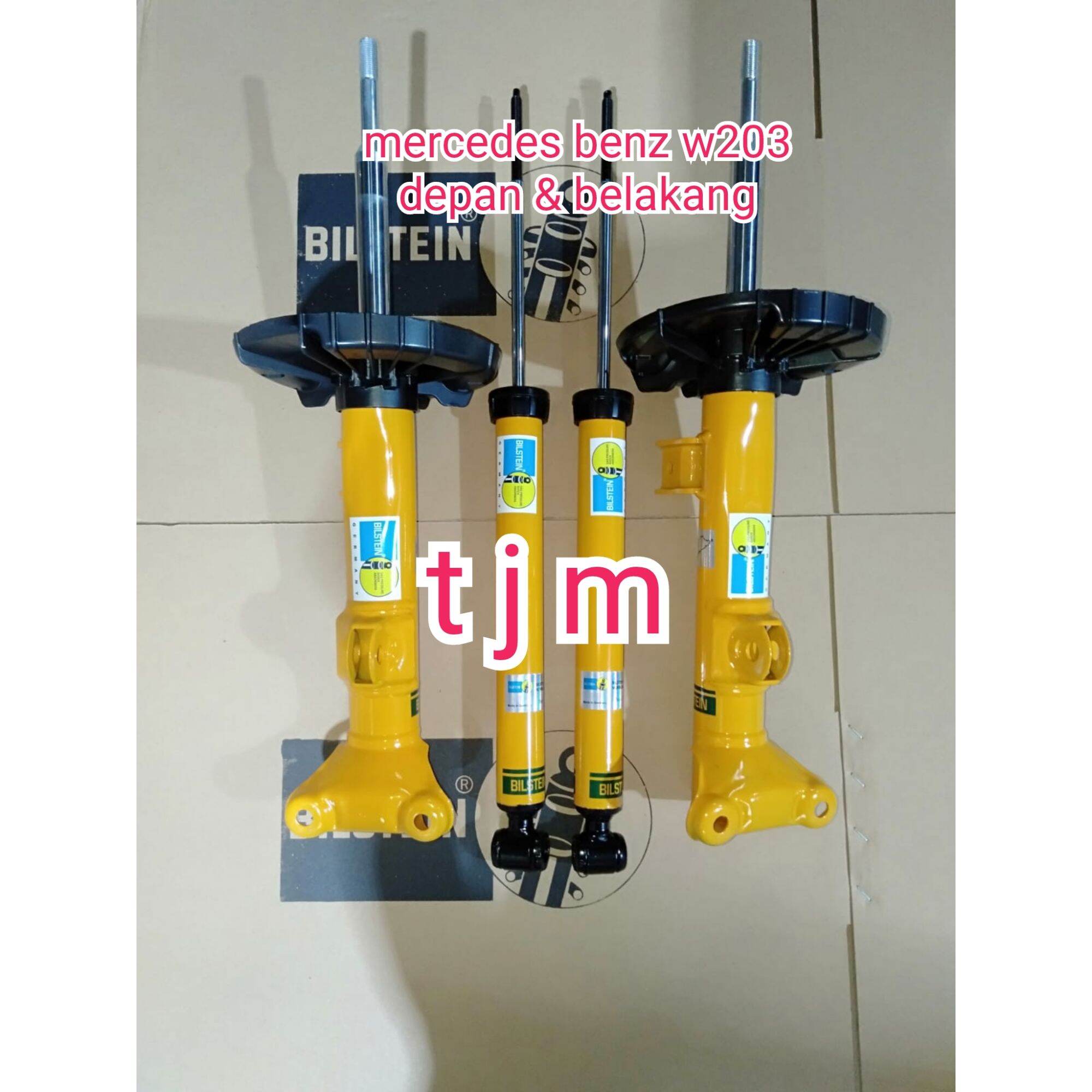Shockbreaker shock absorber Mercedes benz W203 depan & belakang merk Bilstein original type B6 harga 2 pasang kanan dan kiri Harga 3,900,000 Ringgit*Penghantaran Percuma