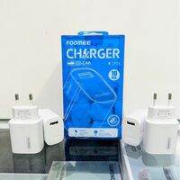 FOOMEE CF16 (1 Bok Isi 10) Batok Casan Batok Charger Single Port Fast Charging 2.4A