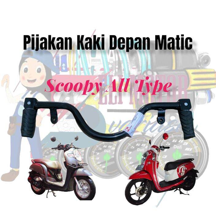 Hod Rood Pijakan Kaki Depan Set Postep Set Footstep Motor Matic PNP ...