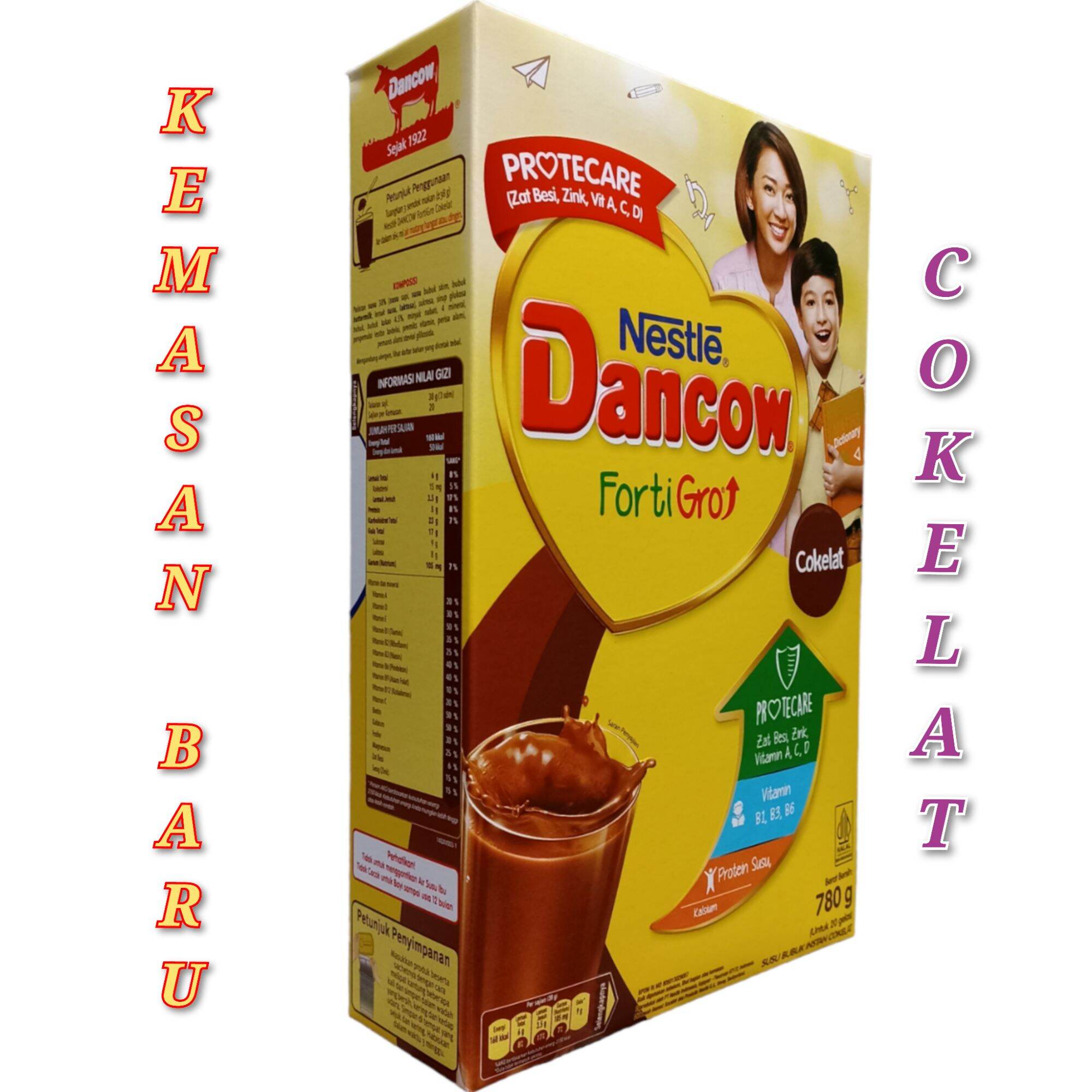 SUSU DANCOW FORTIGRO 780GR RASA COKLAT Lazada Indonesia