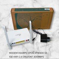 MODEM FIBER OPTIC EPON HSAIRPO XPW300 V3 1GE+WIFI 2.4 ONU/ONT 300MBPS