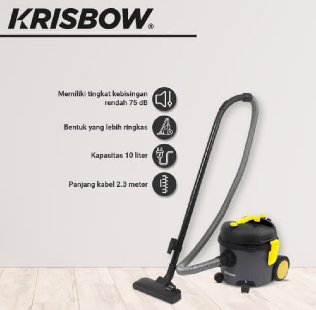 Krisbow Vacum Cleaner 10L Penghisap Debu 1000 Watt Lazada Indonesia