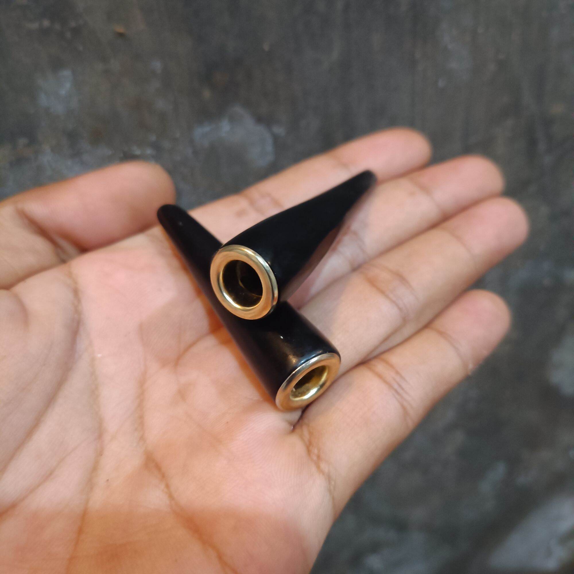 Once Pipa Tanduk Kerbau Hitam Mini Unik Lazada Indonesia