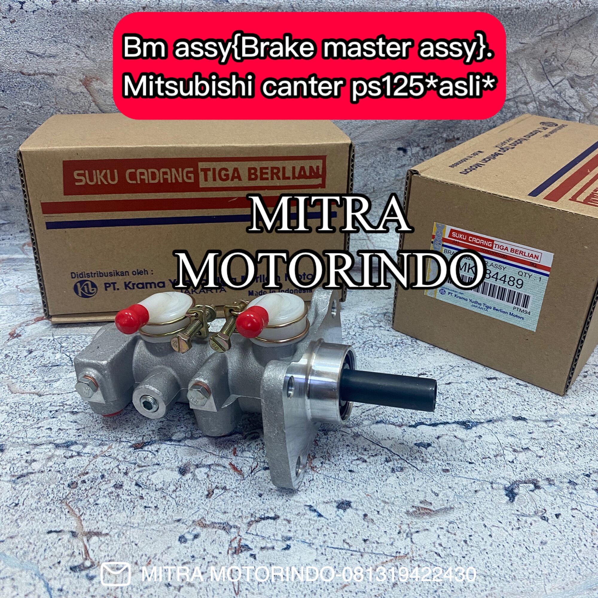 Bm assy-Brake master assy-Master rem atas asli Canter ps125 Turbo MK384489