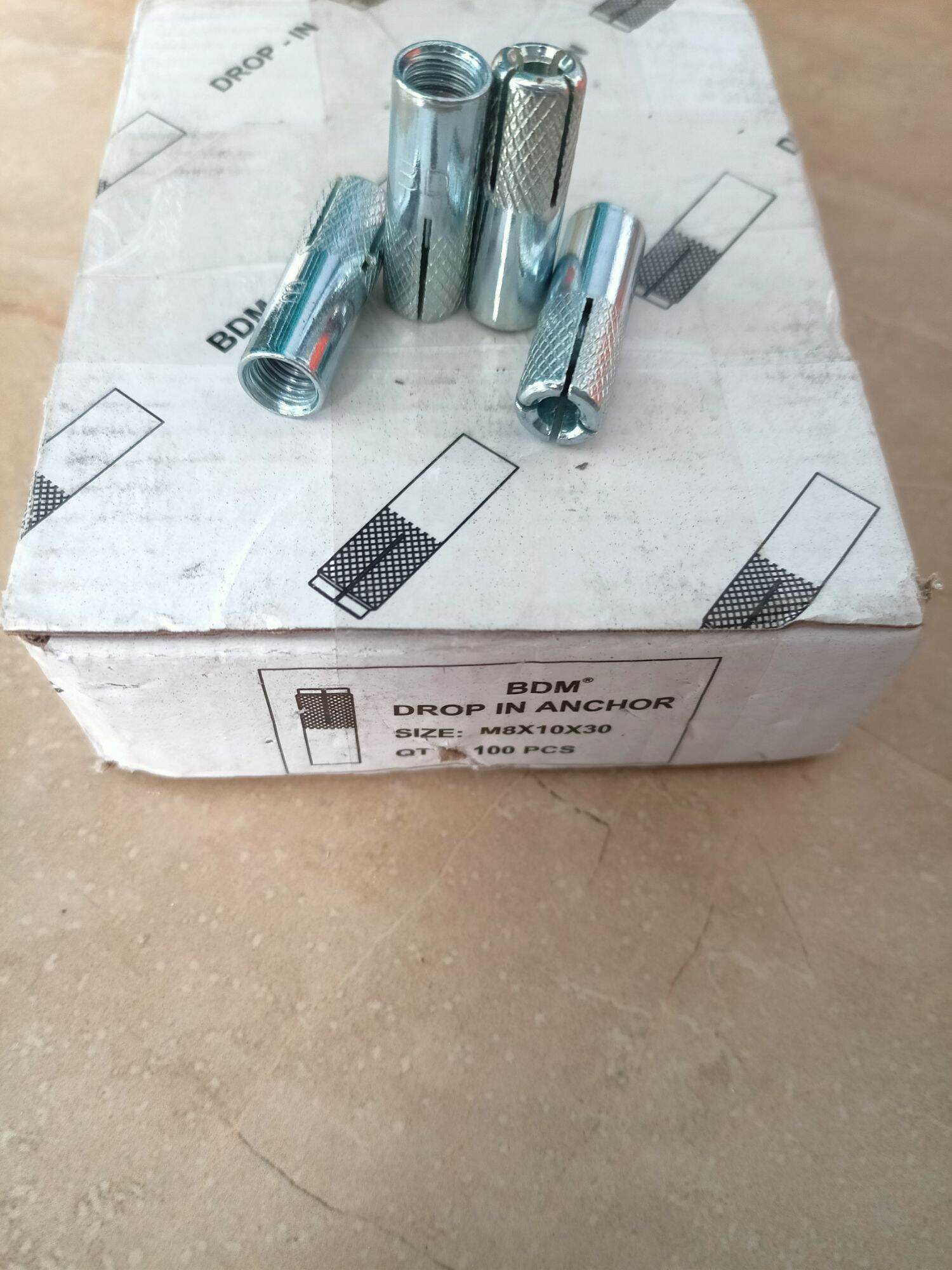 dynaset M8 x 10 x 30mm drop in anchor M8 isi 10pcs Lazada Indonesia