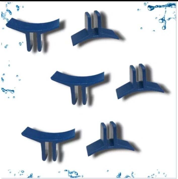 SEKAT KACA Plastik / PENJEPIT KACA Aquarium (per 20pcs )