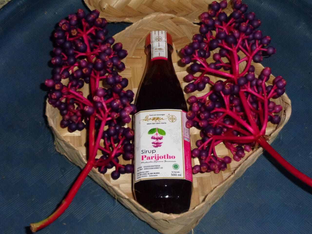Sirup Parijoto 500 ML + Buah Parijoto 2 Tangkai Promil Dan Bumil