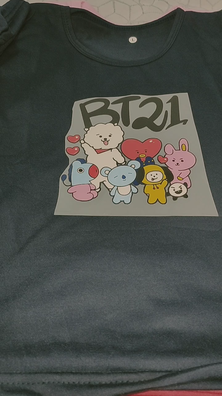 Kaos anak perempuan usia 1-12 tahun bt tulis