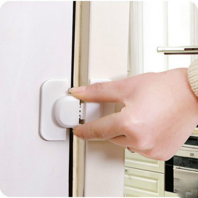 Safety Lock Pintu Kulkas Lemari Serbaguna - PUTIH