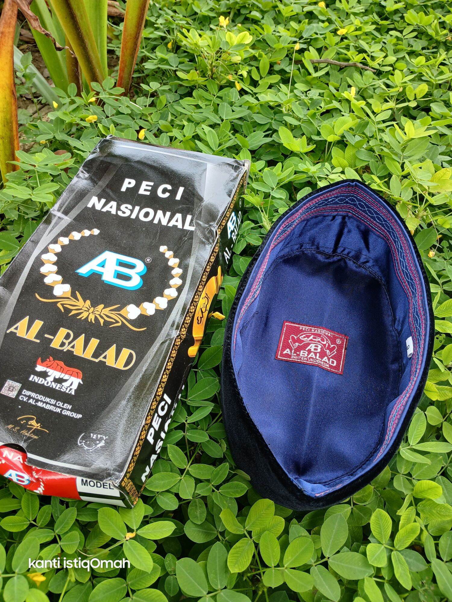 Peci Kopiah Songkok Al Balad Super Kopiah Songkok Premium Black Plain No 1-9 Height 8-12