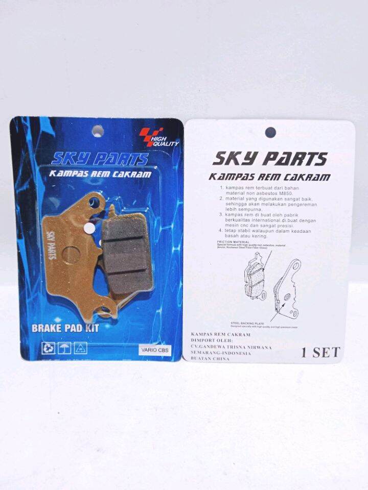 diskpad kampas rem vario CBS beat scoopy Harga 7,250 rupiah*Gratis Ongkir
