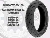BAN LUAR TOMIMOTO TM100 MATIC RING 14 TUBELESS