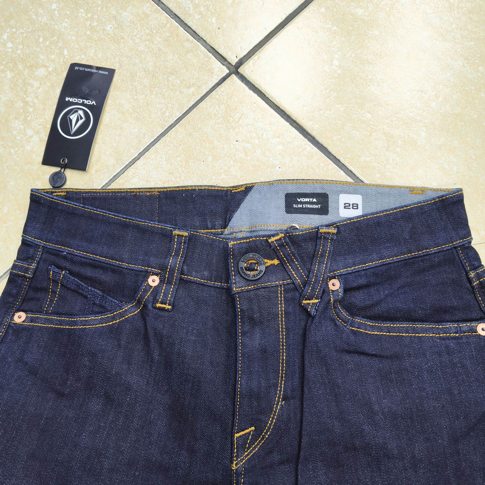 Celana Jeans Volcom MLD Vorta RNS Rinse Slim Lazada Indonesia