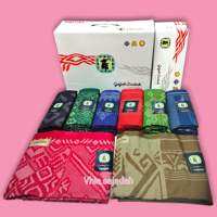 (10 pcs)sarung gajah duduk asia kembang bahan katun rayon kemasan dus