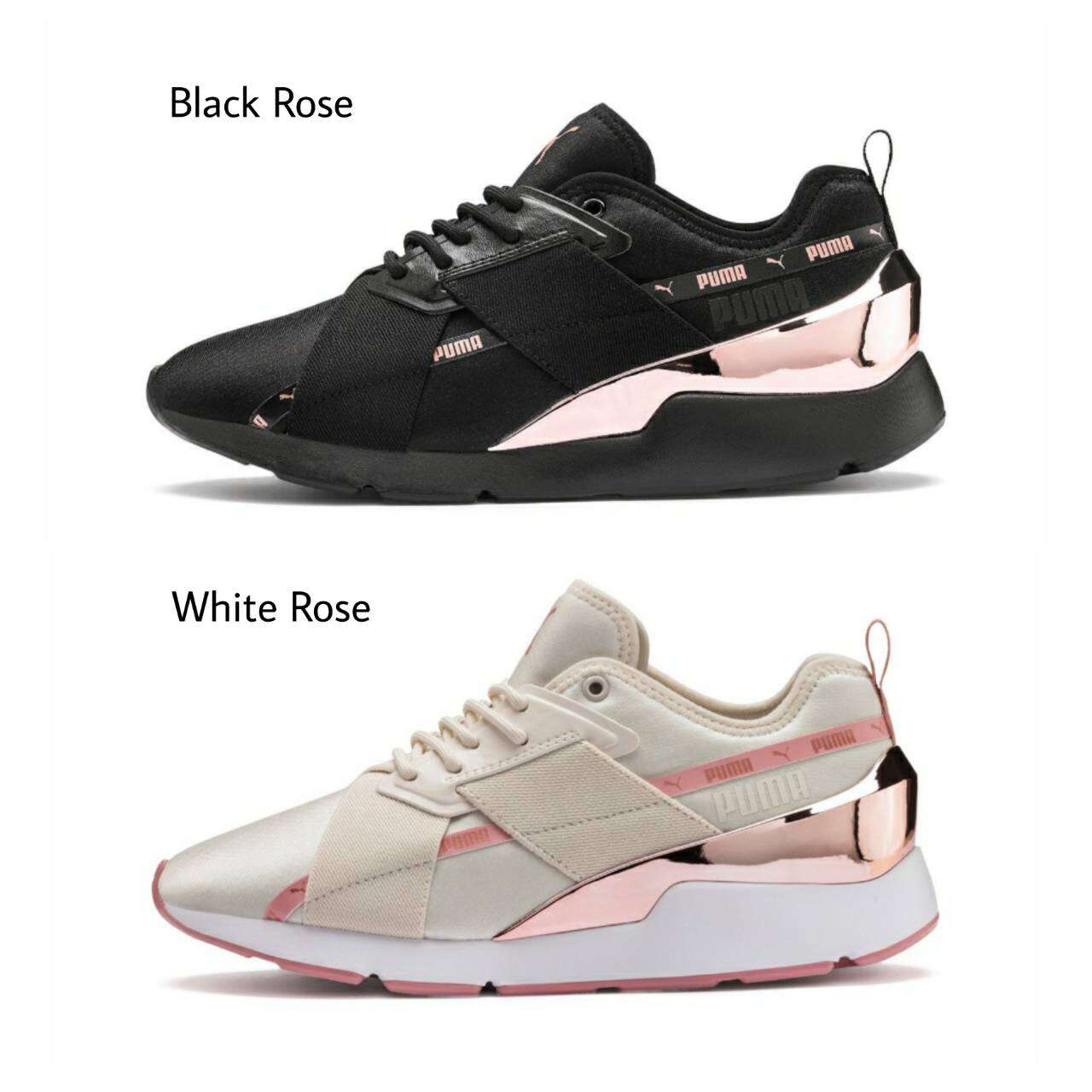 rose gold puma shoes