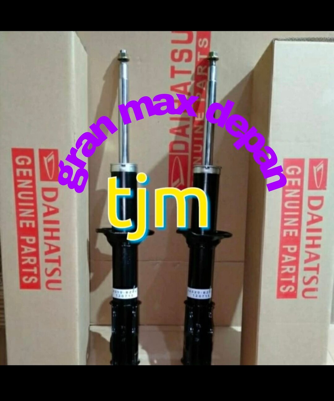 Shockbreaker shock absorber Daihatsu Gran max depan original harga 1 pasang ( kanan & kiri ) Harga 850,000 Ringgit*Penghantaran Percuma